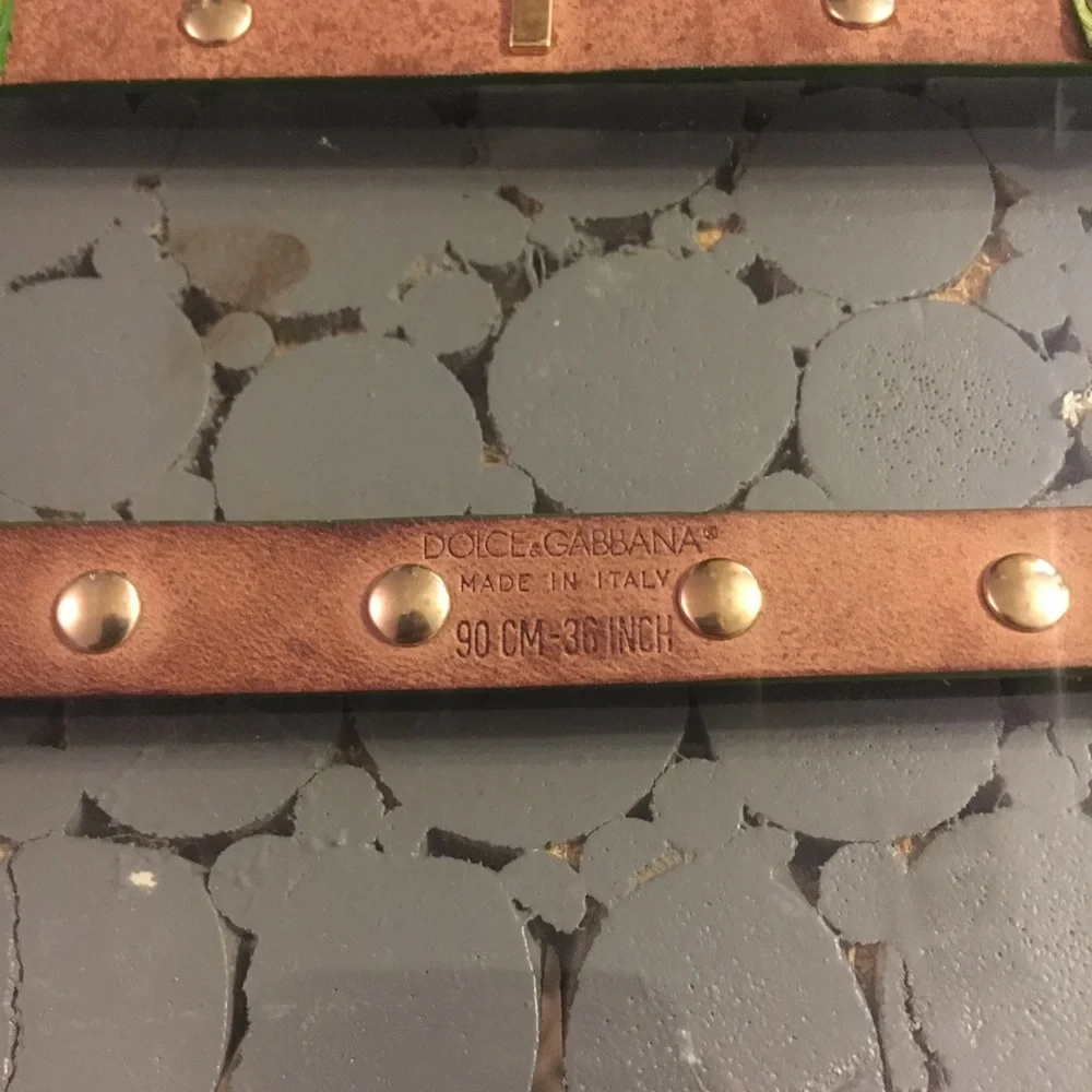 Dolce&Gabbana Python Snake Skin belt 36 - Picture 5 of 6